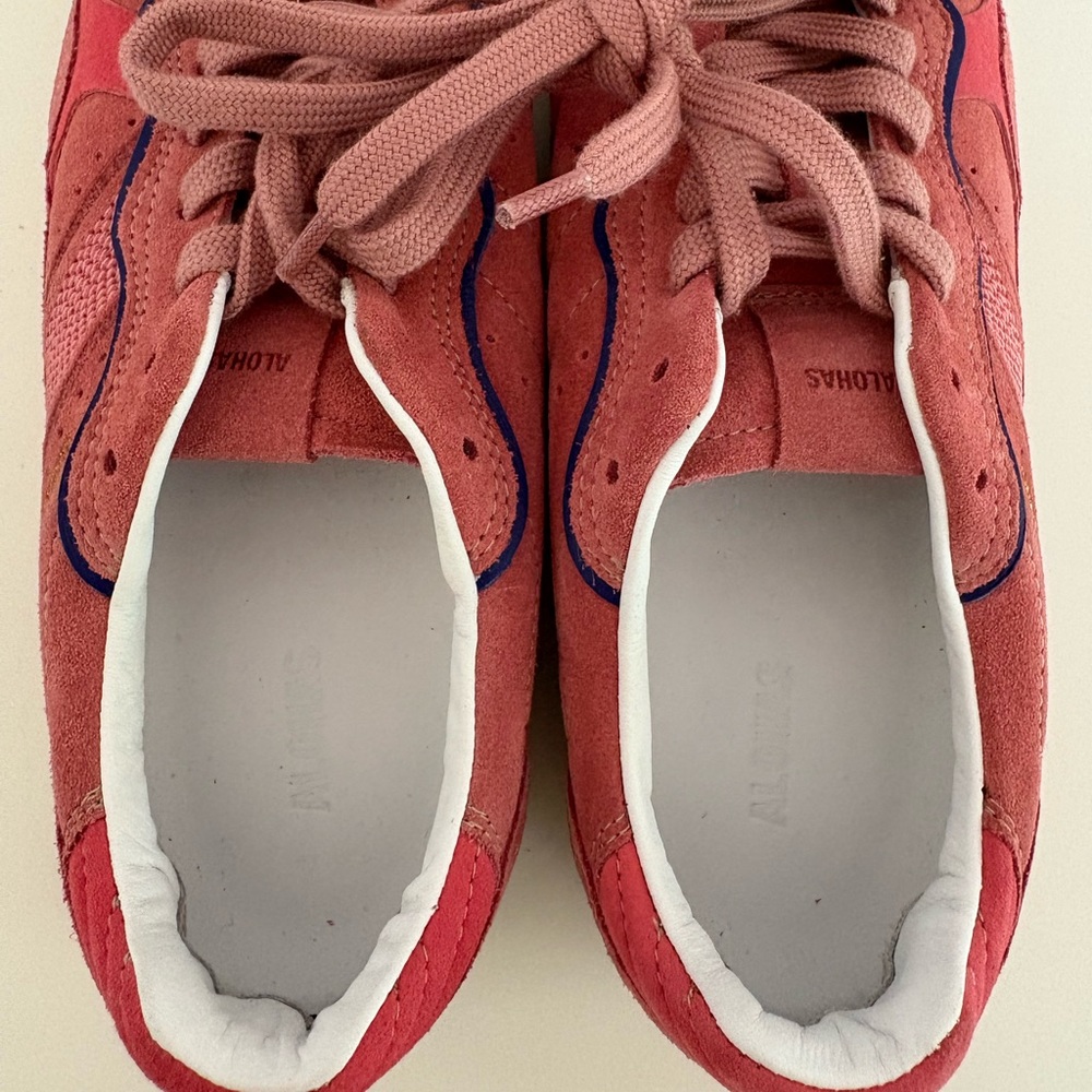 NWOT Alohas TB.490 Rife Pink Leather Sneakers Size 39/8-8.5 Women’s - Picture 9 of 15